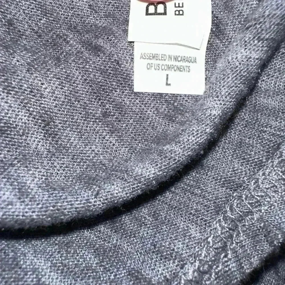 “NWT! “I teach my kid to hit & steal” #baseball Bella + Canvas Tank Top L Gray - Picture 6 of 9